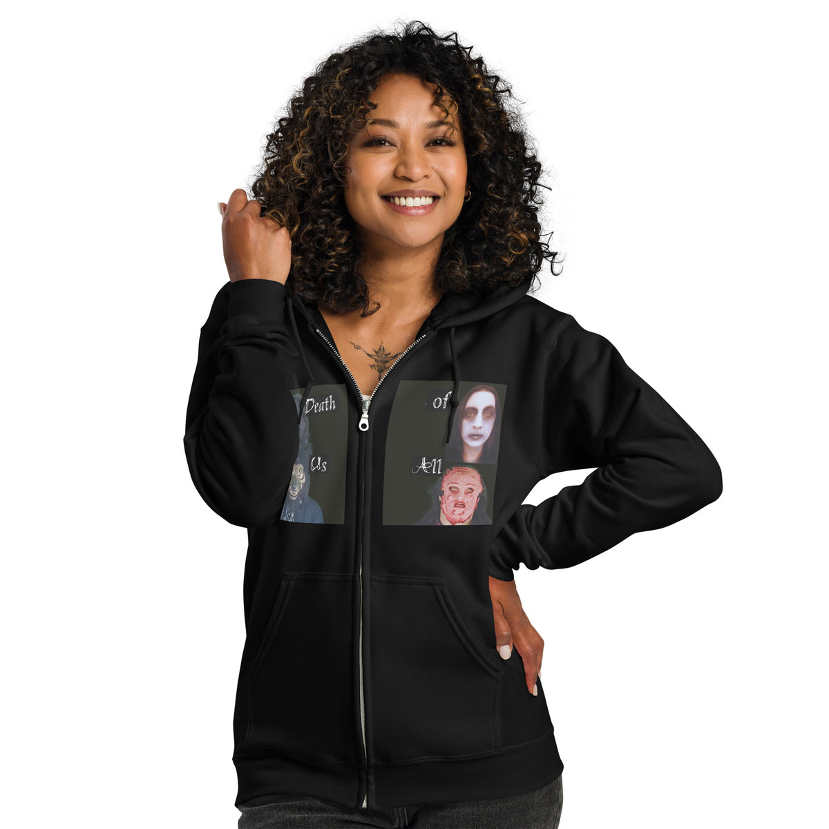 Death Of Us All zip hoodie